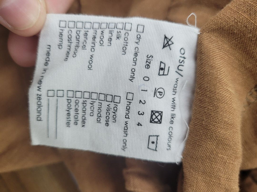 Brown Otsu 3/4 linen, 1