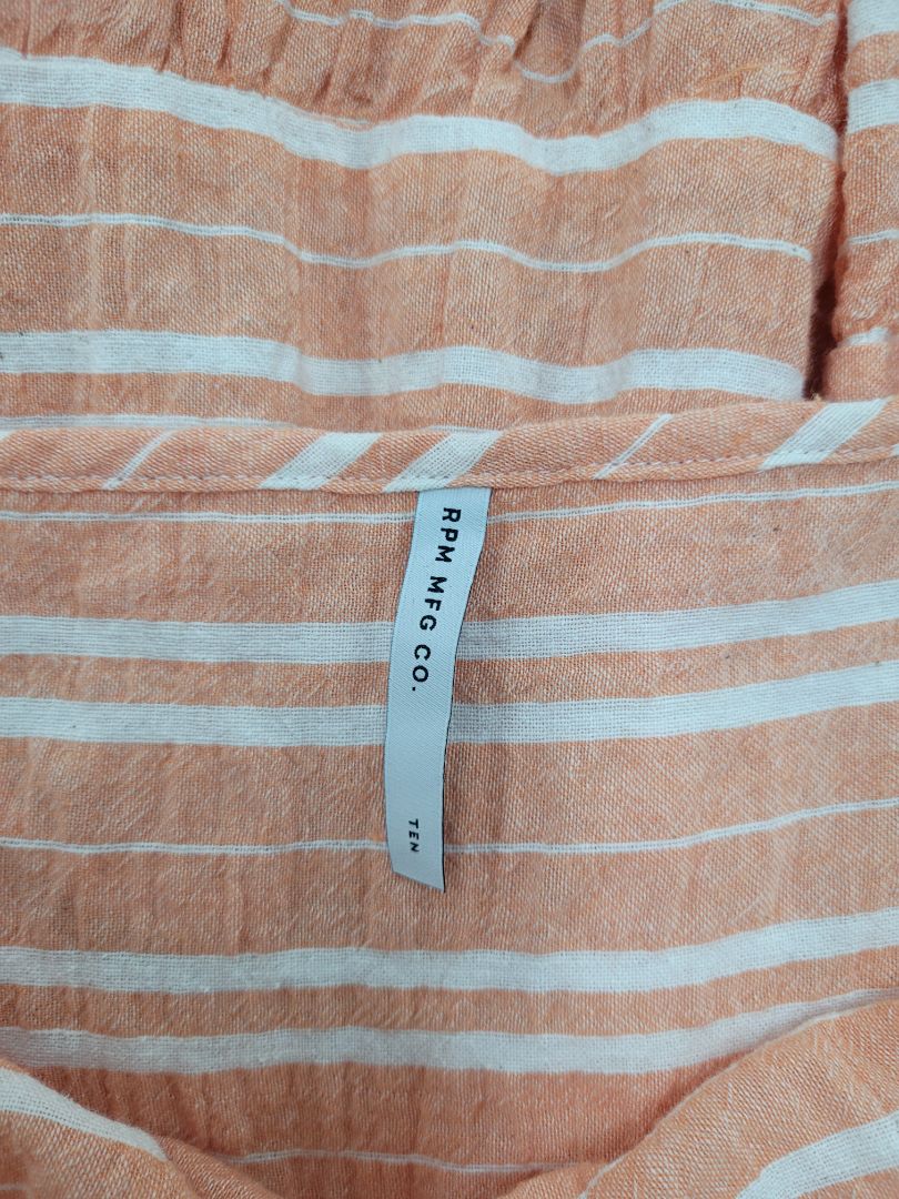 Orange/White RPM Mini dress, 10