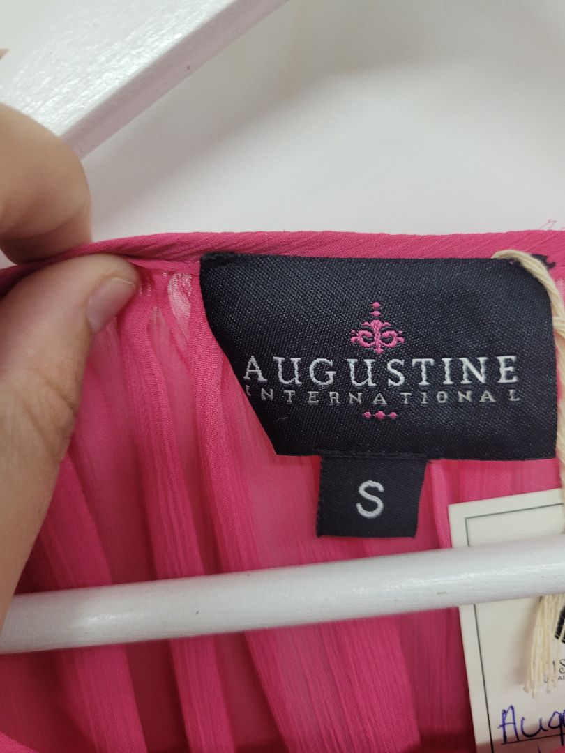 Pink Augustine Long Sleeve Top, M
