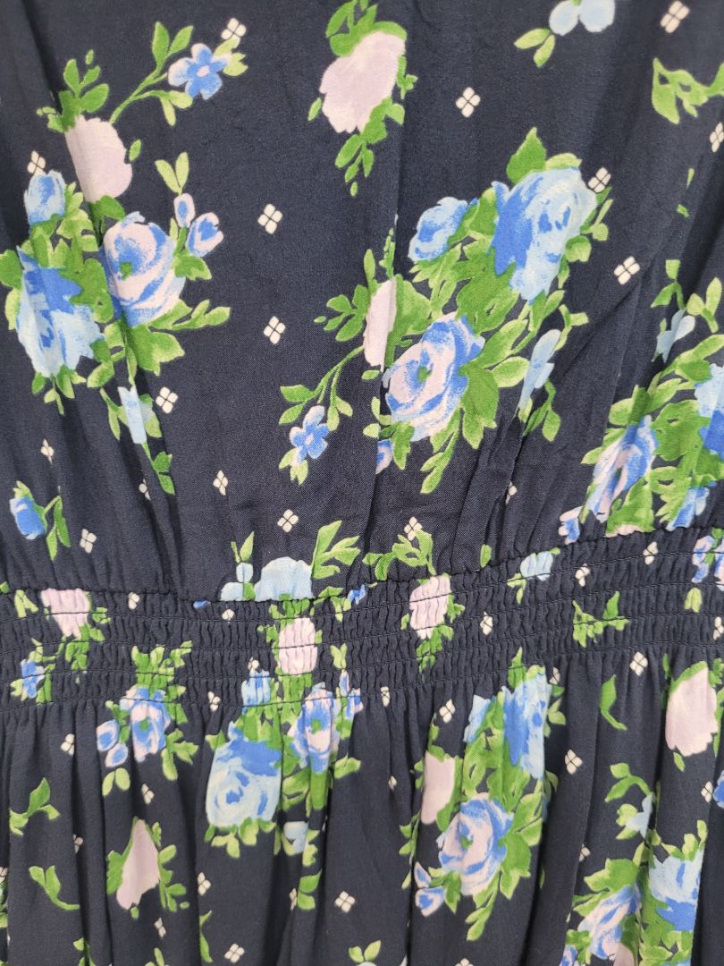 Blue flower Abercrombie Dress, M