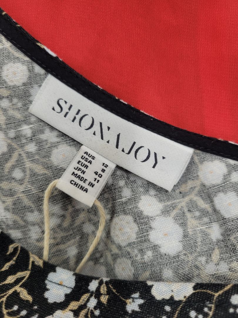 Black floral Shona Joy Dress, 12