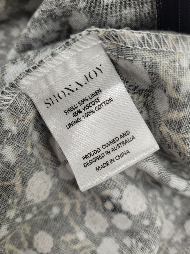 Black floral Shona Joy Dress, 12