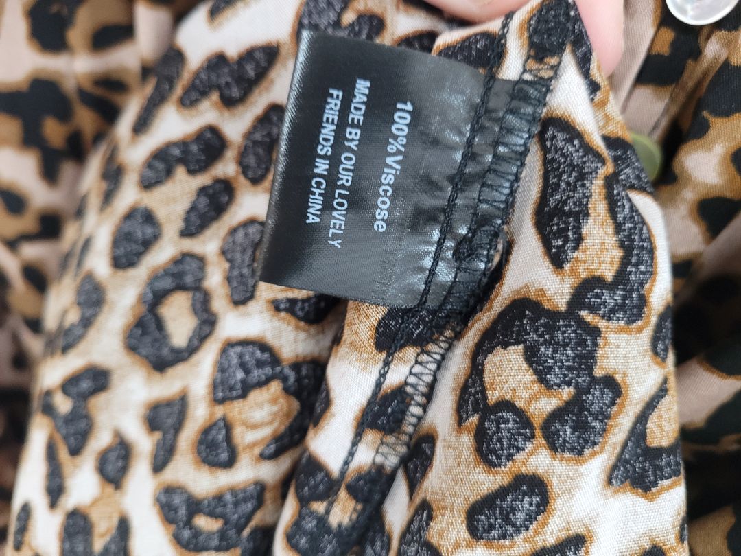 Leopard Lemon Tree Dress, 18