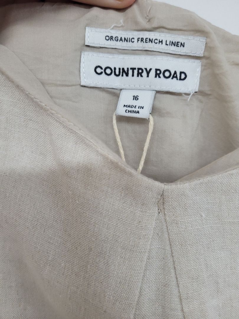 Biege Country Road Dress, 16