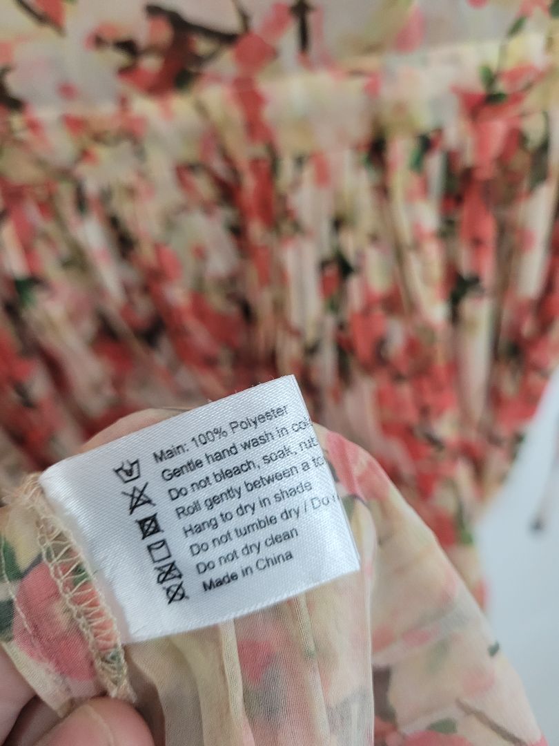 Pink orange floral Kate Sylvester Dress, L
