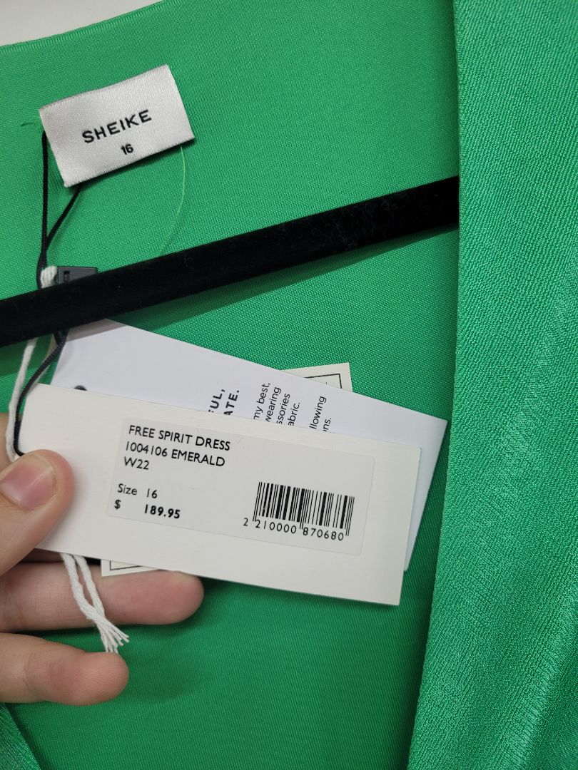 Green Sheike Dress, 16