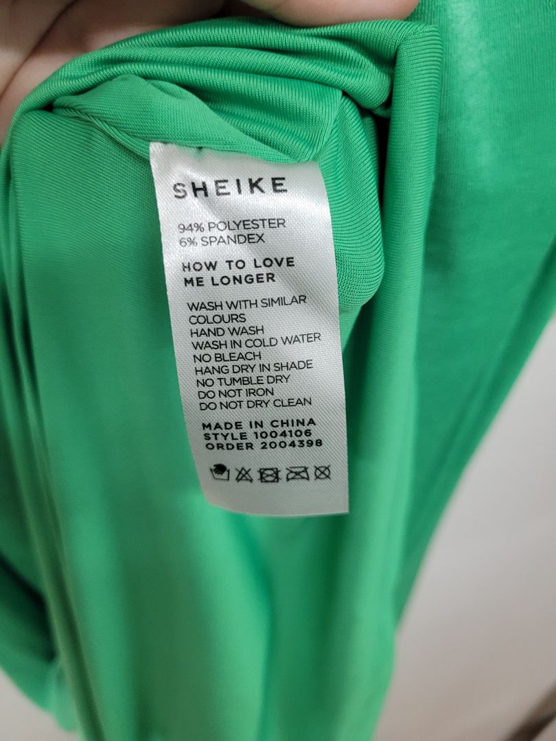 Green Sheike Dress, 16