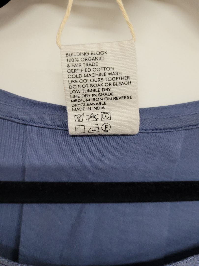 blue Kowtow Dress, L