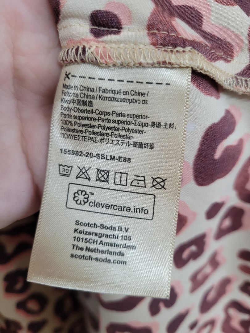 Brown red Scotch & Soda Dress, L