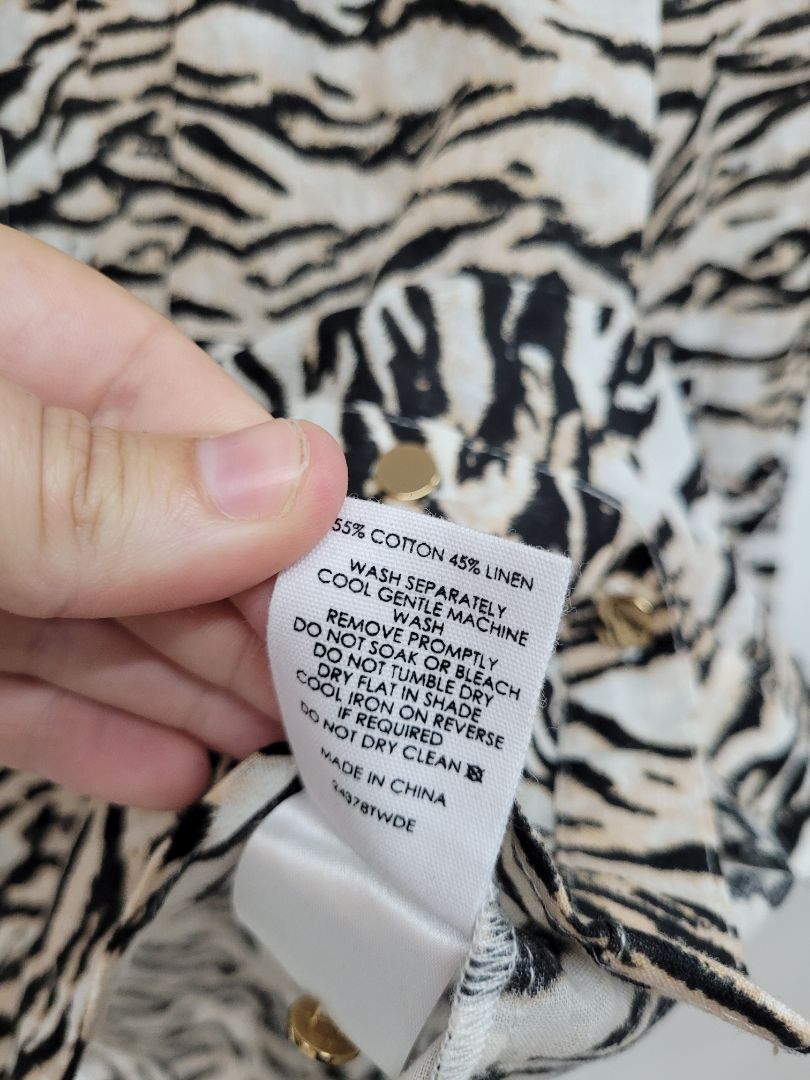 Zebra Decjuba Long Sleeve Top, 10