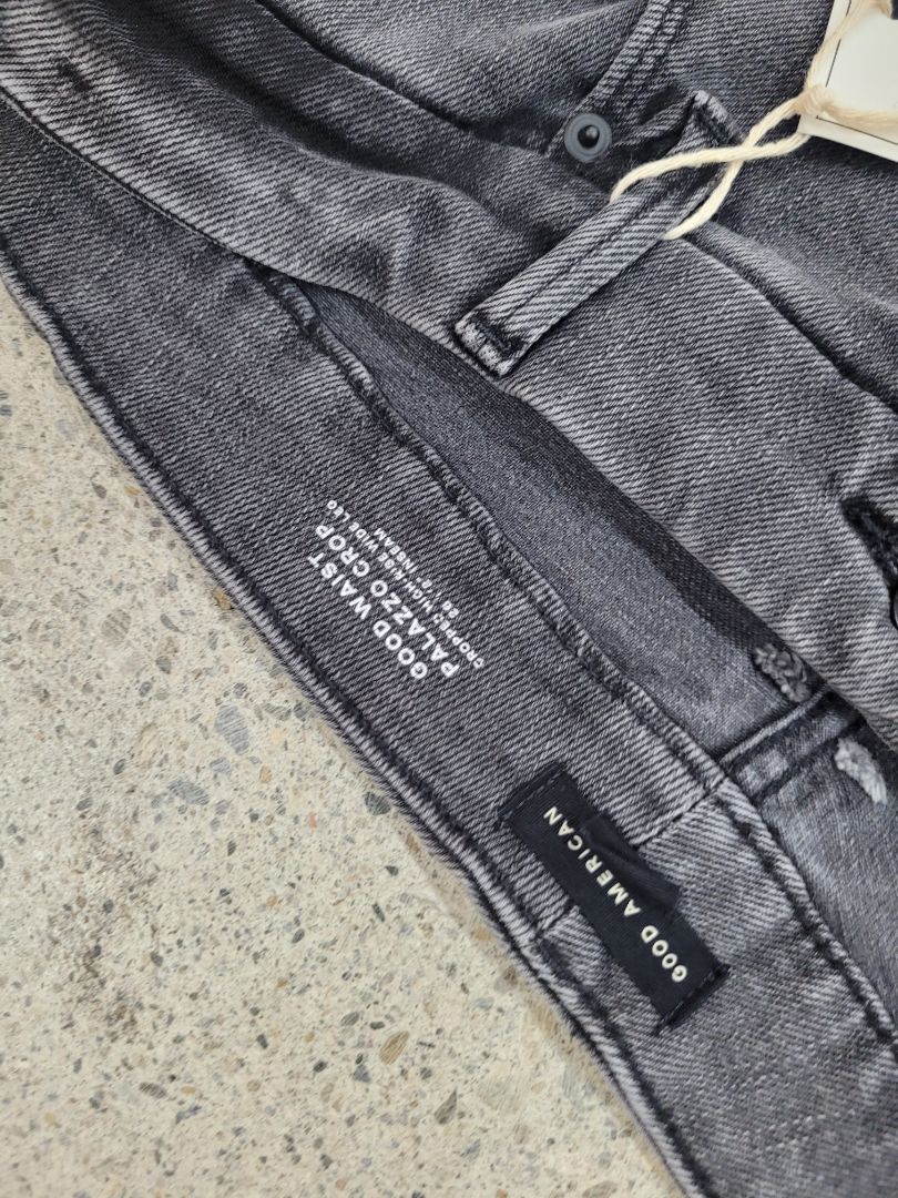 Grey Good American Palazzo crop, 18