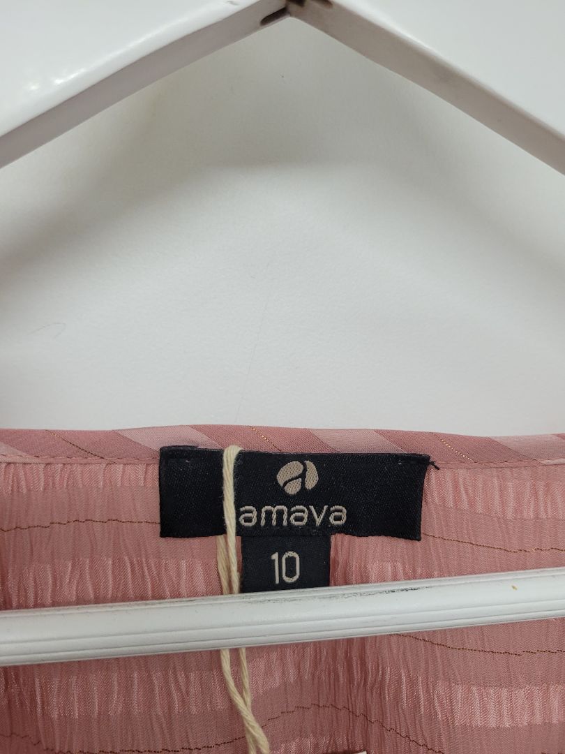 PInk Amaya Long Sleeve Top, 10