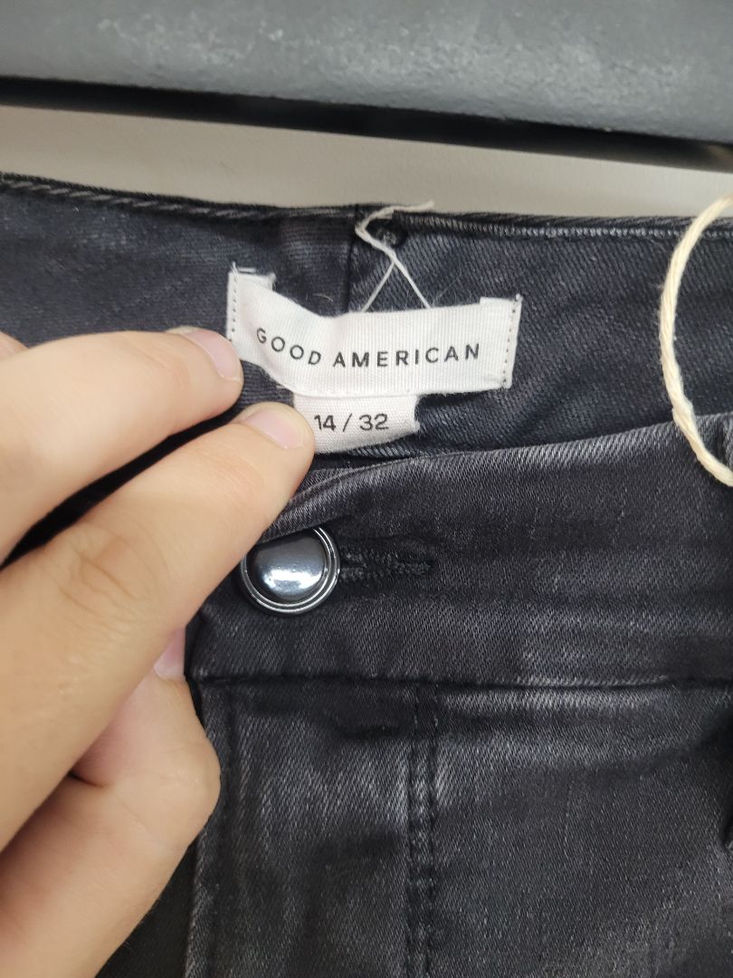Black Good American Jeans, 32
