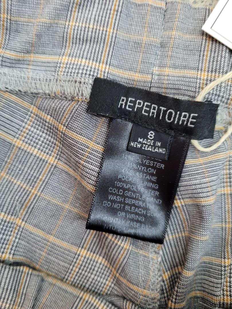 Grey Repertoire Pants, 8
