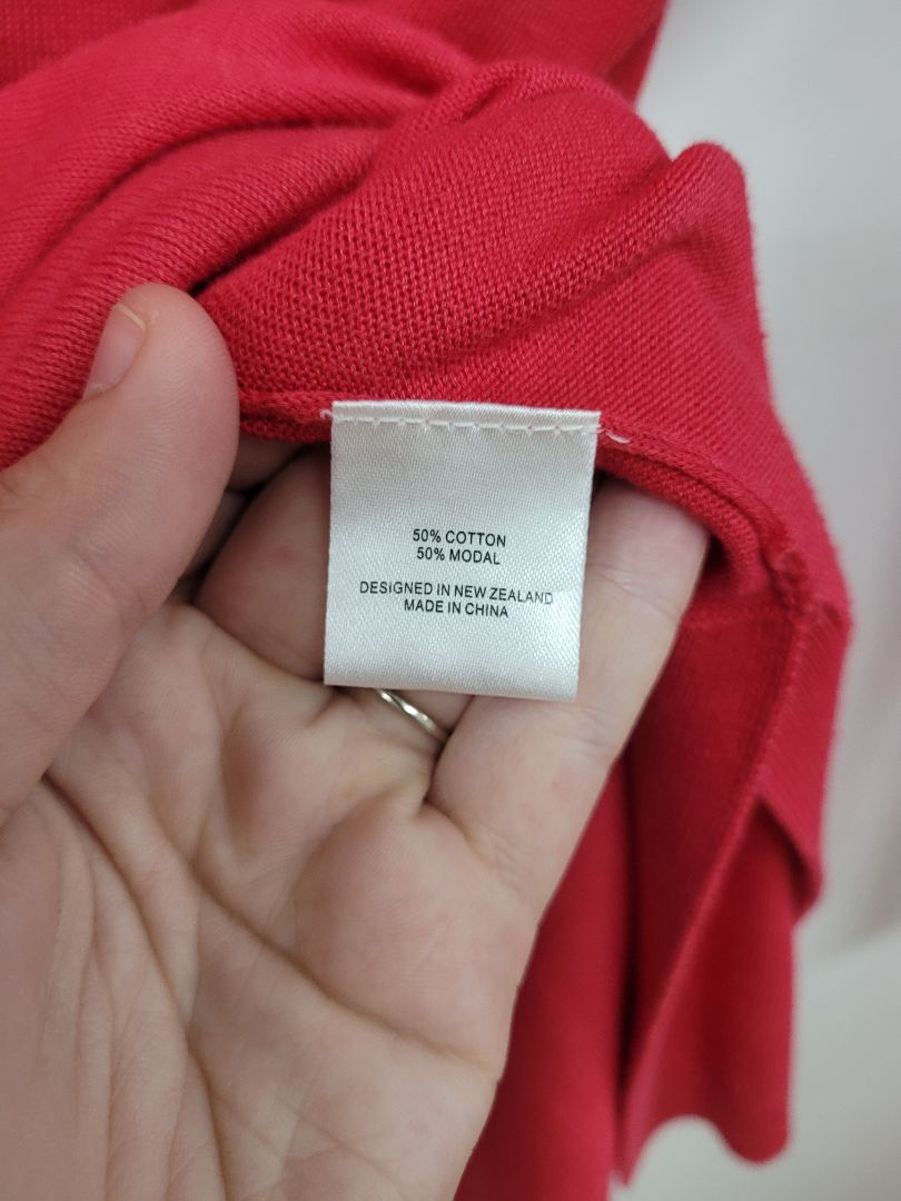 red Sills Long Sleeve Top, xs