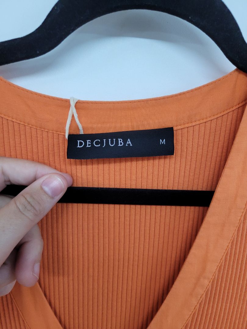Orange Decjuba Dress, M