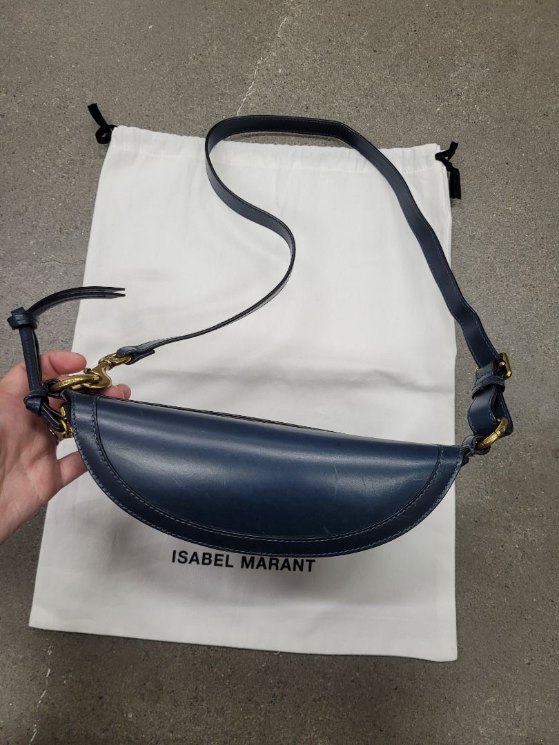 Blue Isabel Marant Studded belt bag