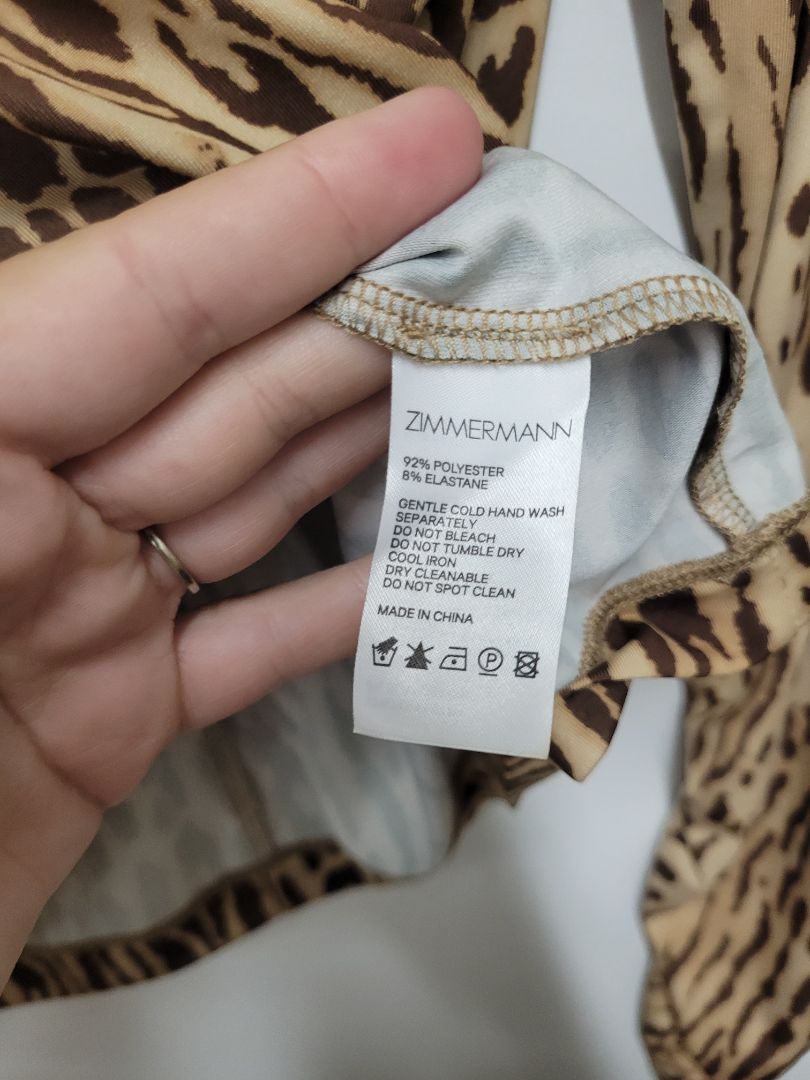 Leopard Zimmermann Long Sleeve Top, 3