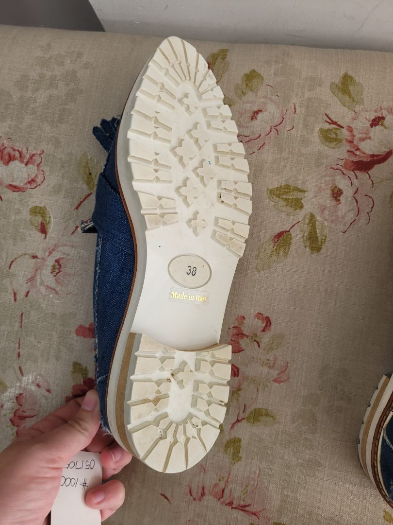 Blue Karen Walker x Beau Coops Loafers, 38