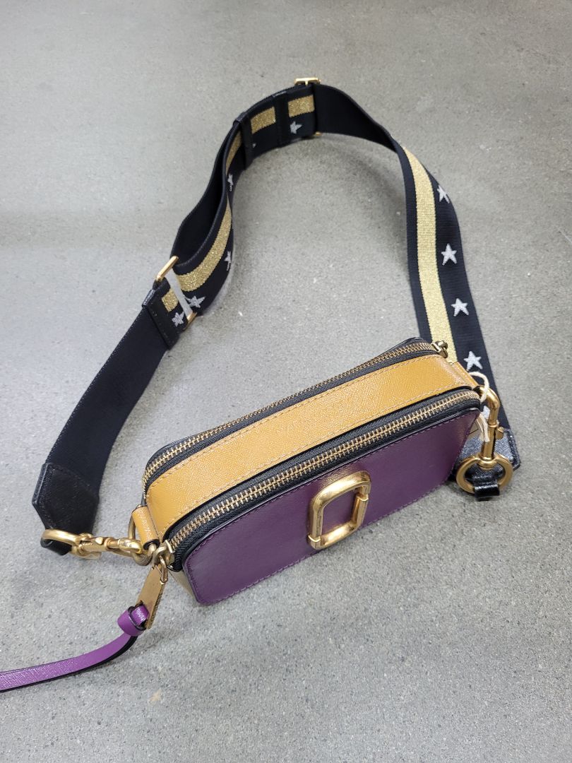 purple,gold Marc jacobs Handbag