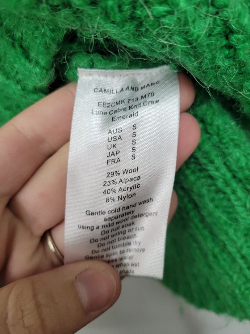 Green Camilla & Marc Jumper, S