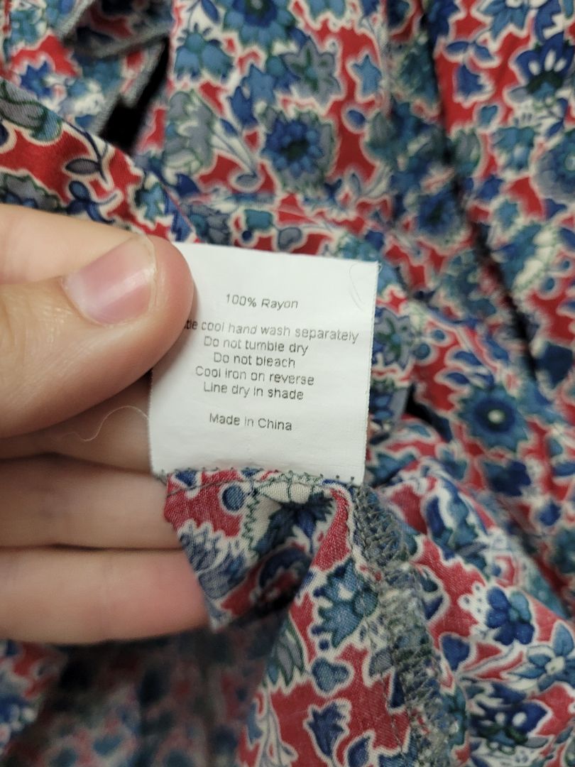 Red and blue Remain Shirt, 14