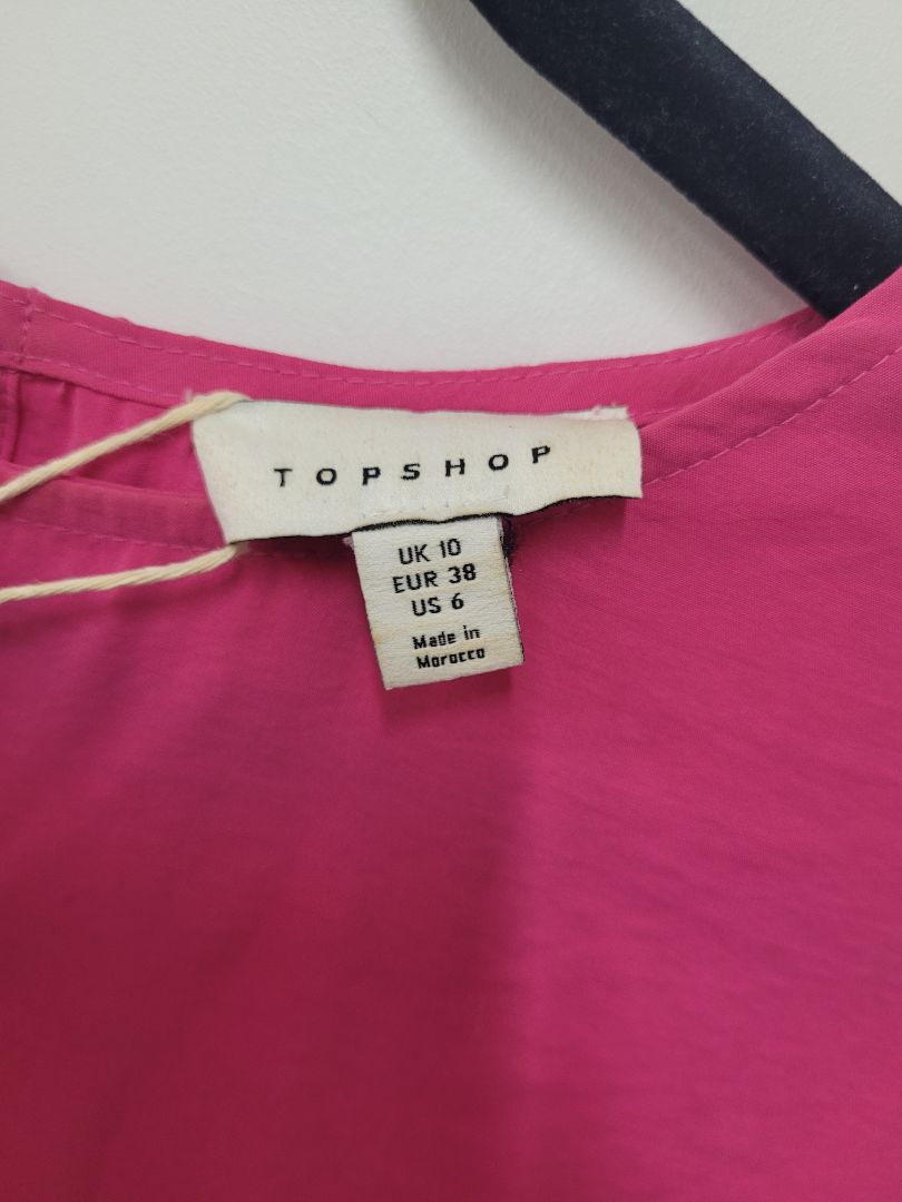 Orange and pink Topshop Midi, UK10