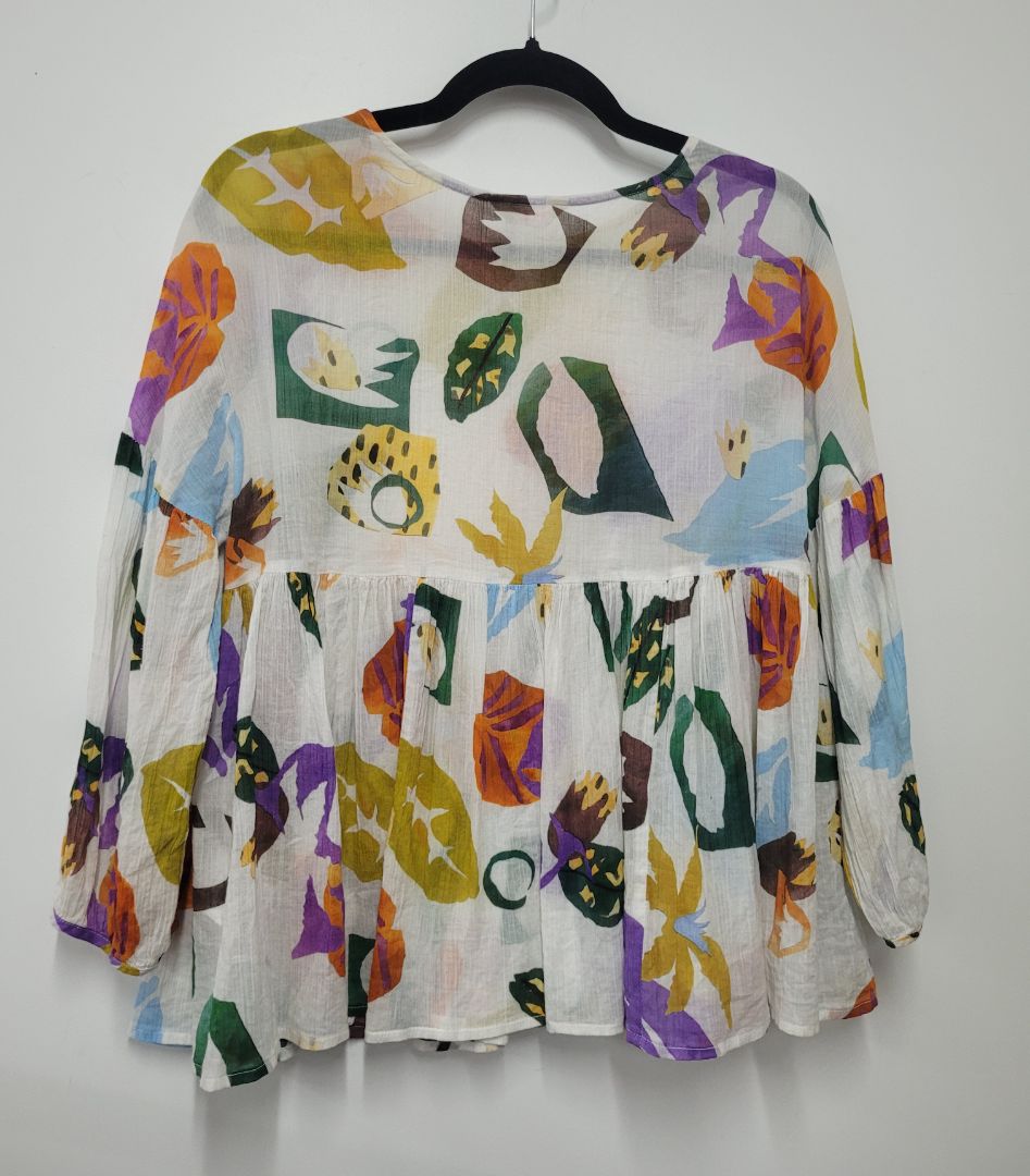 Multi Gorman Long Sleeve Top, 6