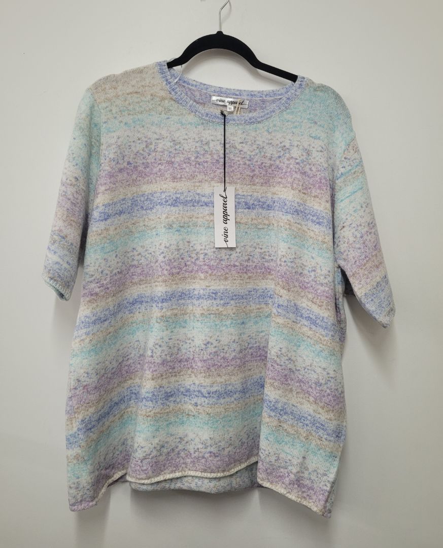 Purple blue Vine apparel knit, M/L