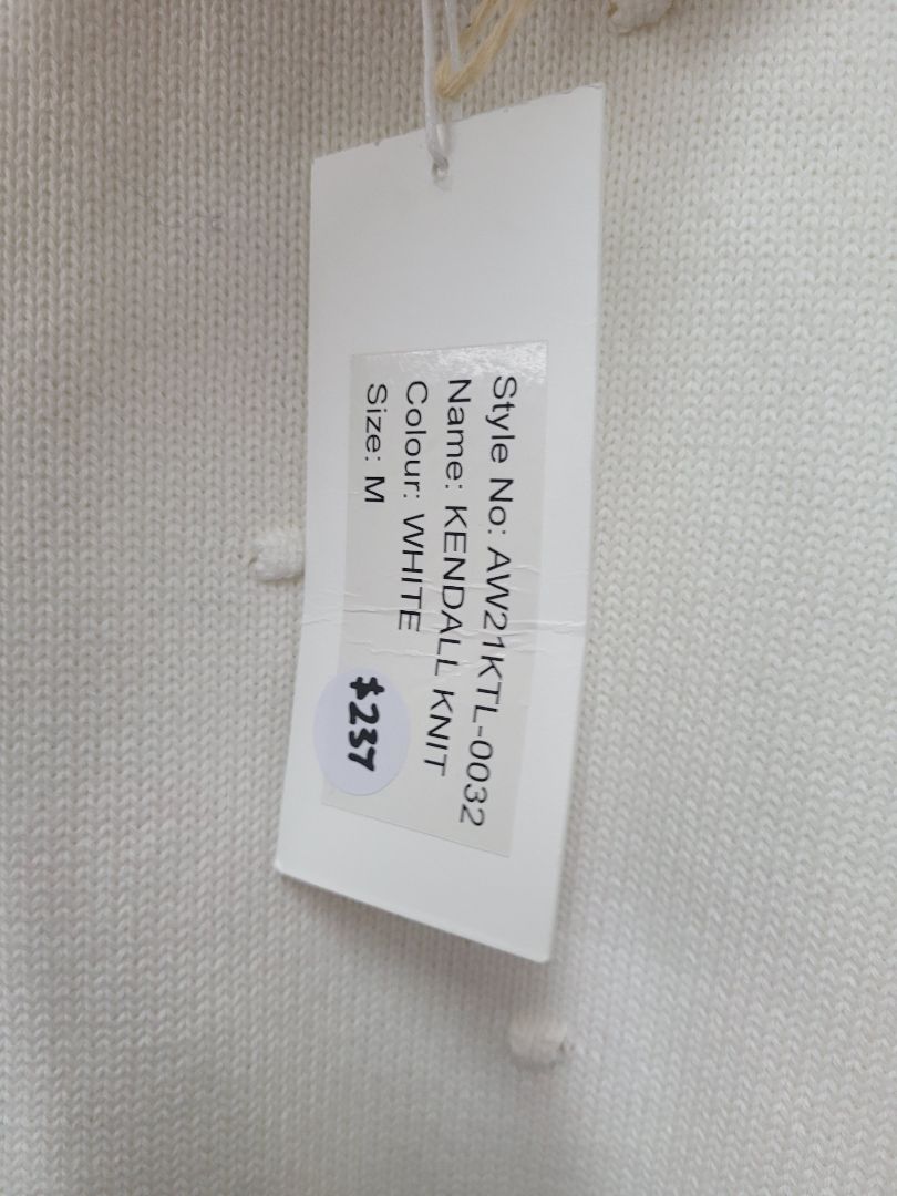 White Kinney Jumper, M