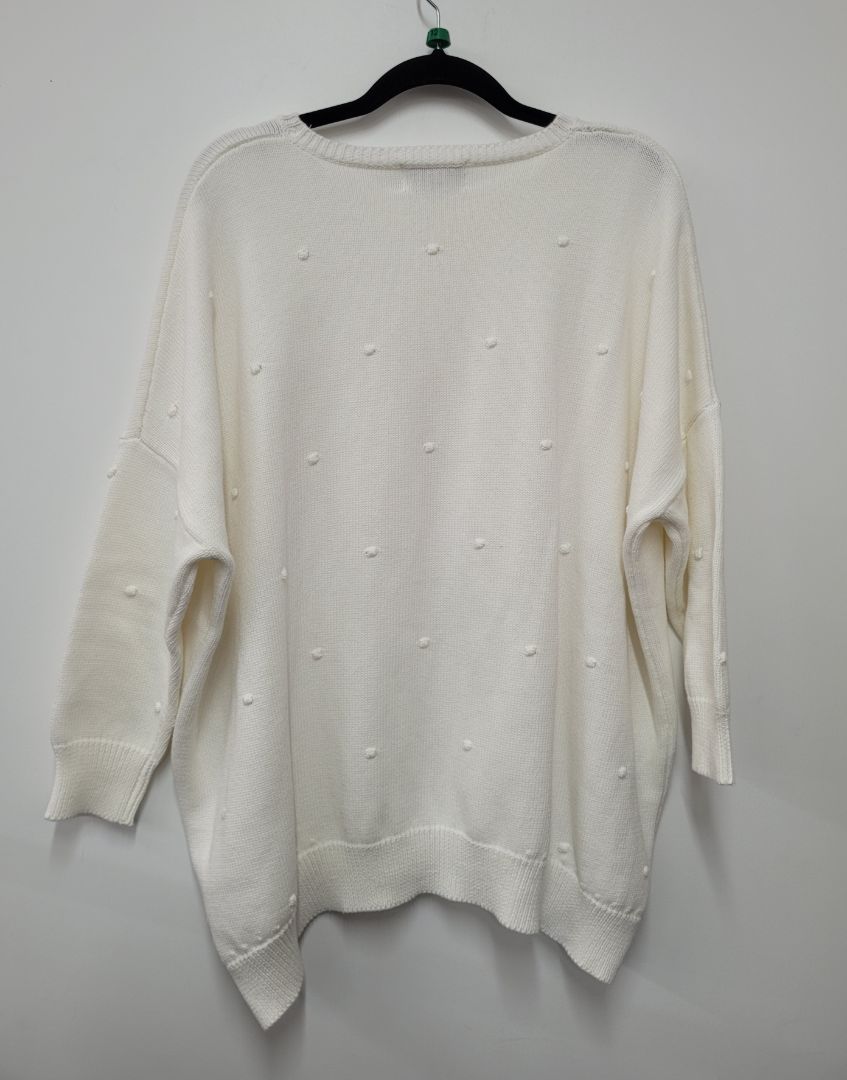 White Kinney Jumper, M