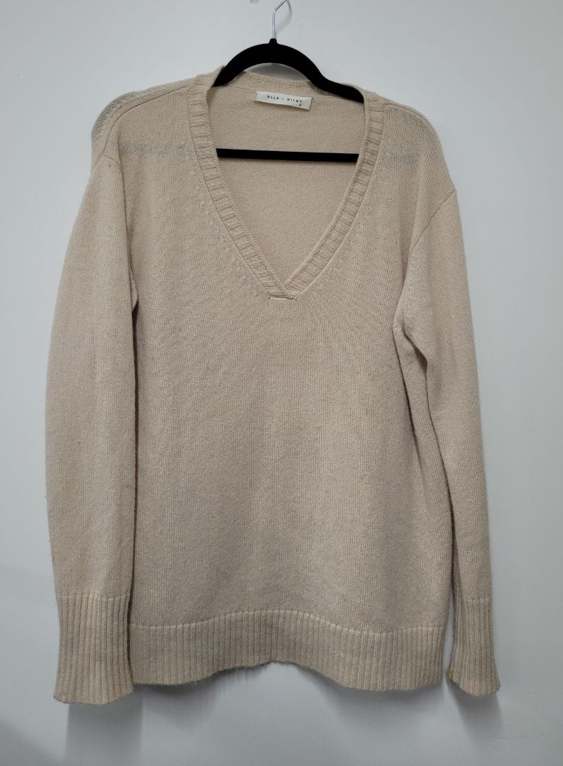 Beige Elle  + Riley Jumper, M