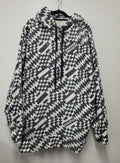 Grey and white Isabel Marant oversized hoodie, L