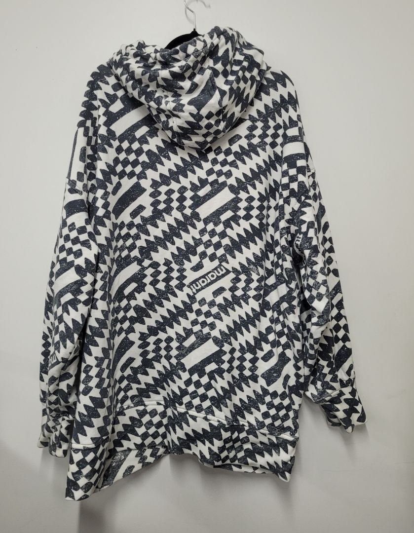 Grey and white Isabel Marant oversized hoodie, L