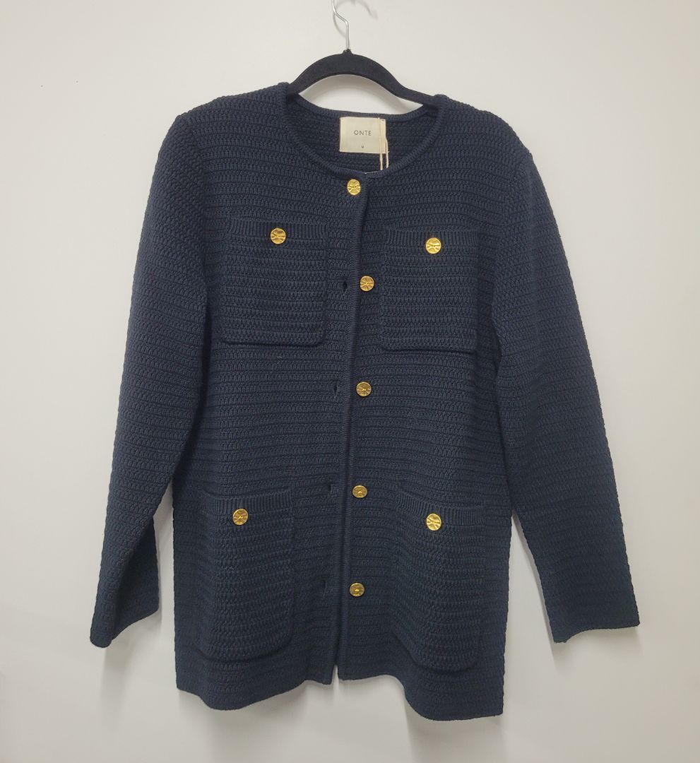 Navy Onte cardigan, M