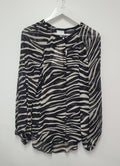 Black and white Witchery Long Sleeve Top, 10
