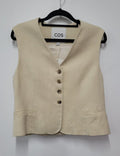 Beige COS Vest, S