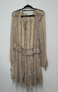 Brown blue Zimmermann Dress, 4 (16)