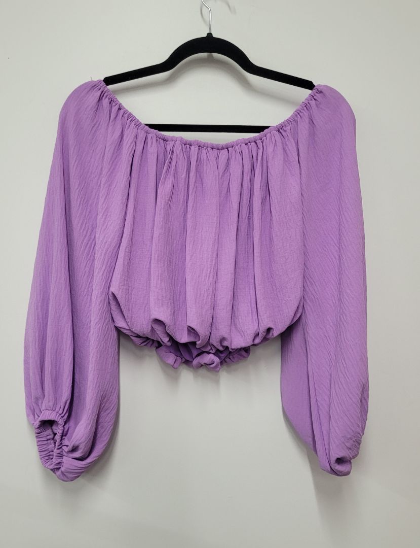 Purple Augsutine Cropped bnwt, XS