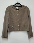 brown plaid H&M Blazer, M