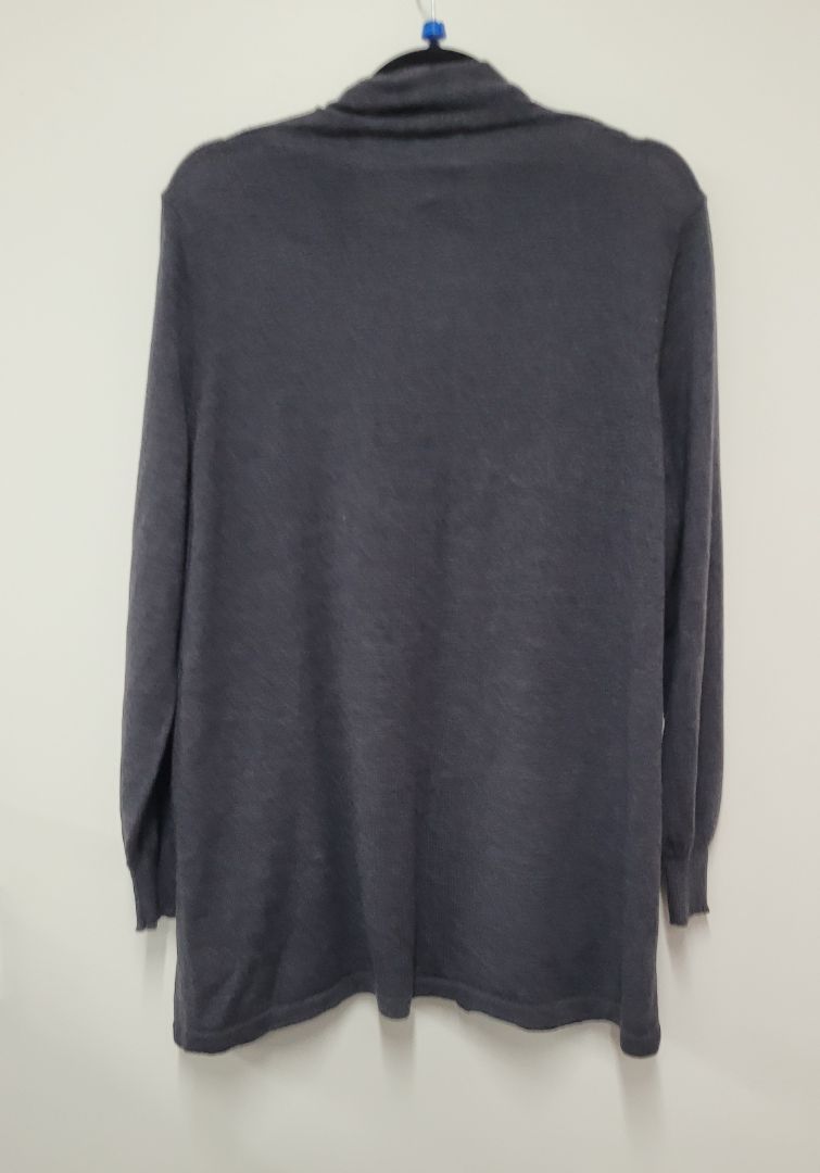 Grey Royal merino Cardigan, L