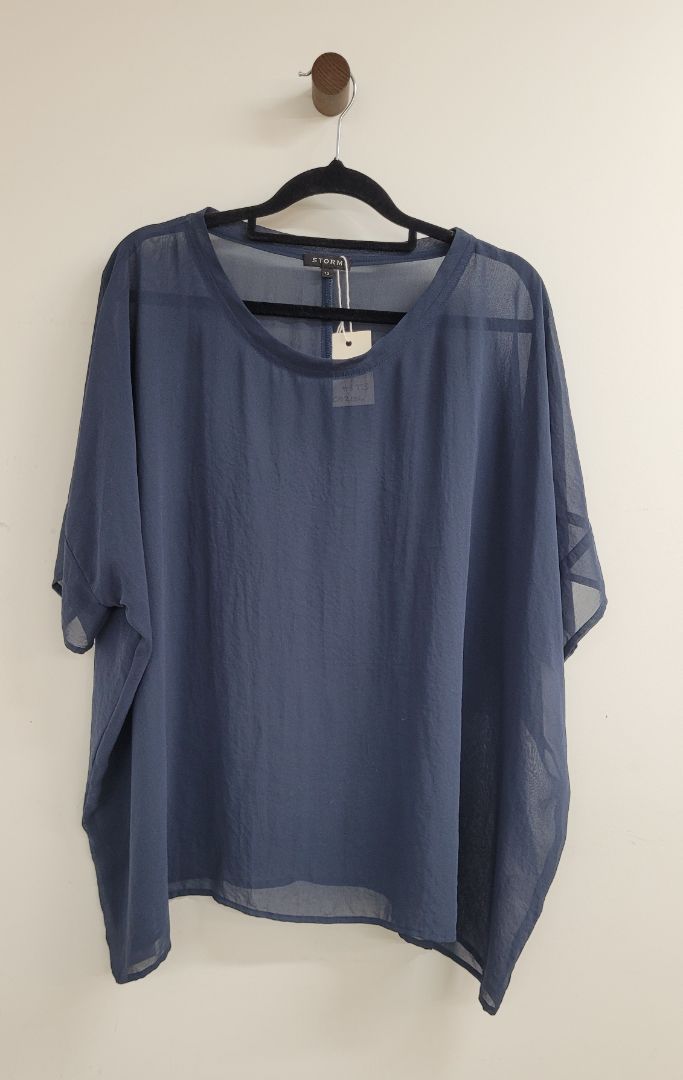 Blue Storm Short Sleeve Top, 12