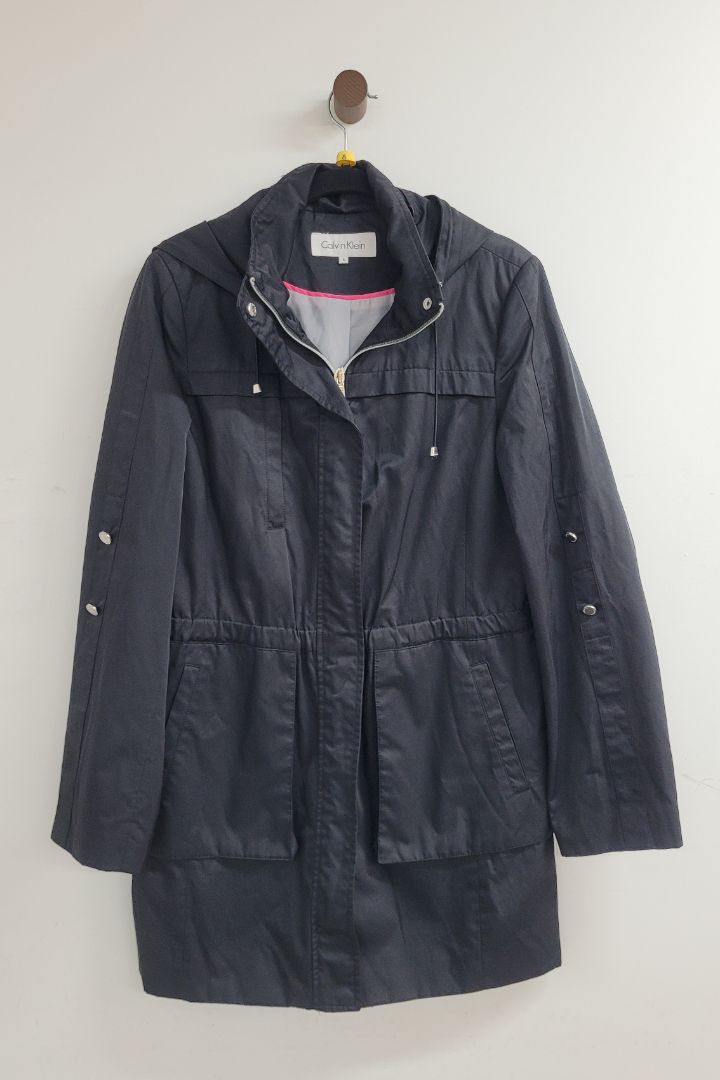 black Calvin Klein Coat, S