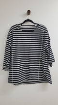 Black & white Design nation Short Sleeve Top, L