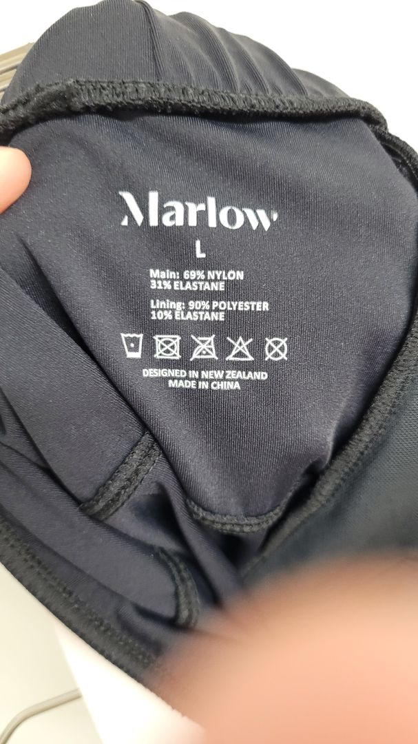 Black Marlow Pants, L