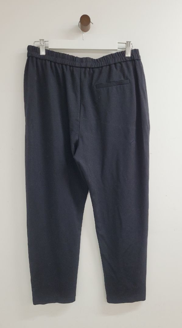 Black with white stripes Tuesday Pants, 12