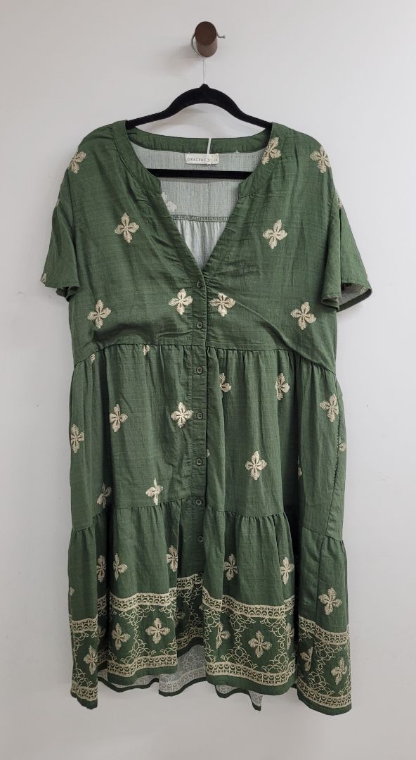 green Grace & Co Dress, 14