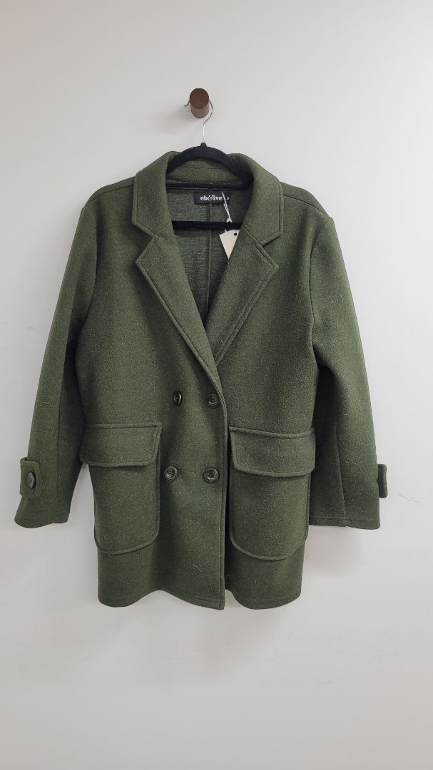 Green Eb & Ive Shacket, M