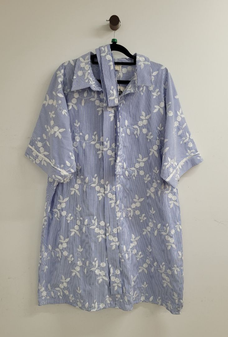 Blue and white Amaya Dress, 12