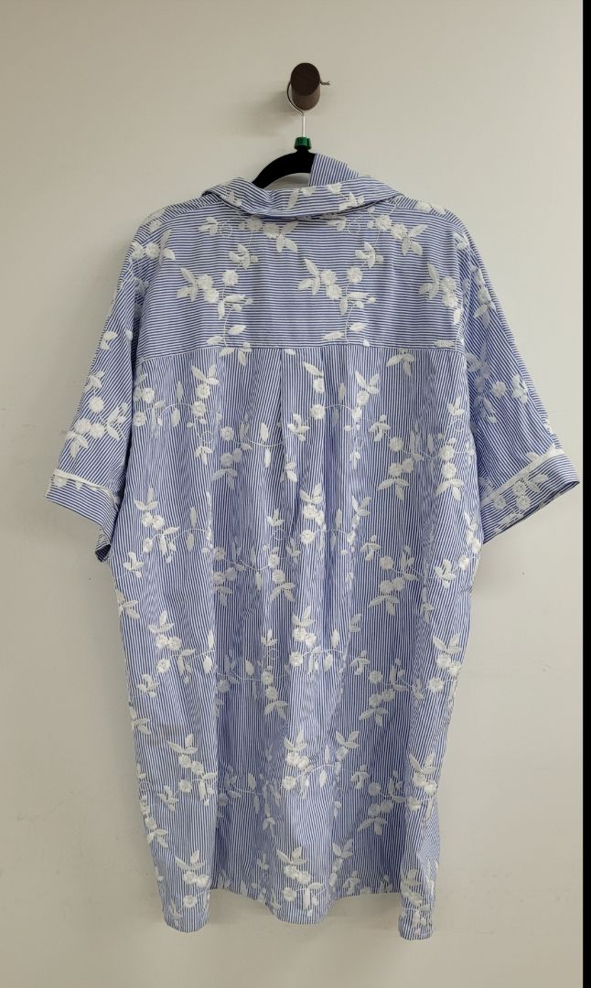 Blue and white Amaya Dress, 12